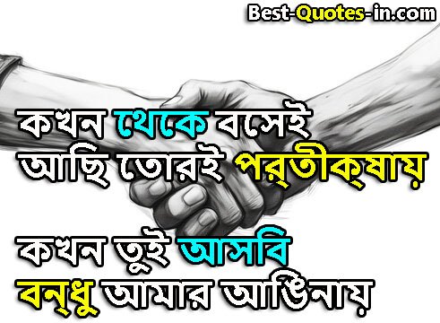 best friend quotes in bengali
