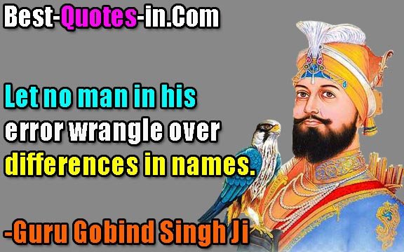 Powerful Guru Gobind Singh Quotes On Life